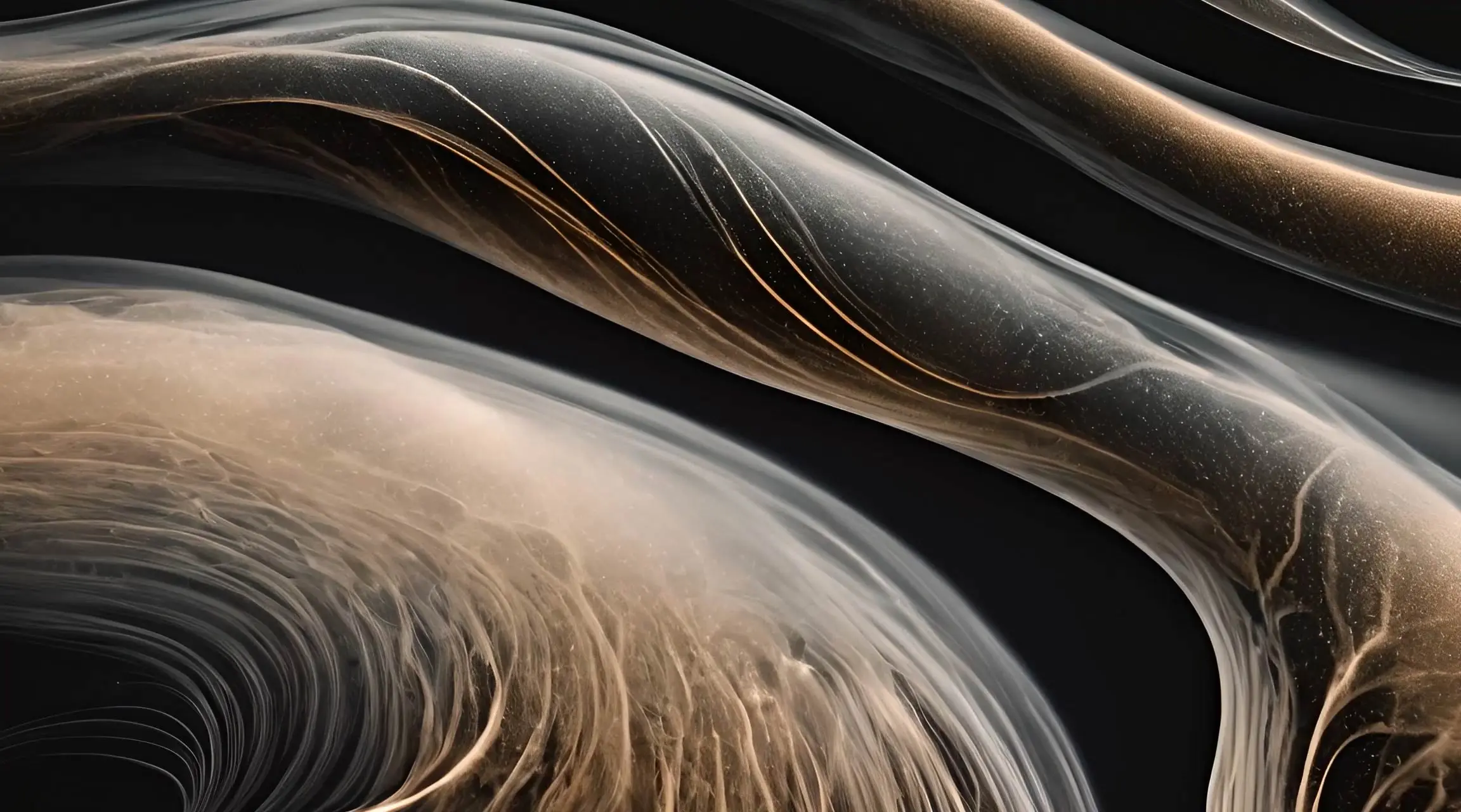 Dust Particles in Liquid Motion Elegant Backdrop Video